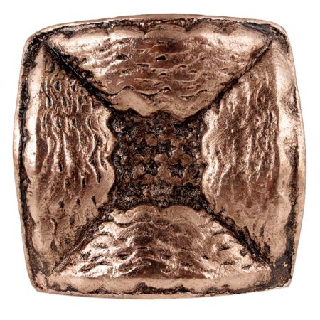 Square Conchos Antique Copper Aluminium Cabinet Knob